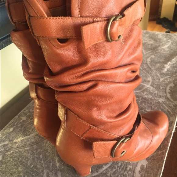 Steve Madden Brown leather mid calf boot - Picture 4 of 14